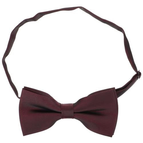 NOLITOY Men Bow Tie Pre Tied Solid Color Bowtie for Weddings Prom Formal Events Comfortable Elastic Strap Matte Stylish Versatile Occasion