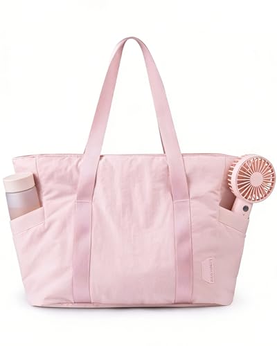 BAGSMART Tote Bag for Women, Tote Bag with Zipper Work Tote with Compartments Nurse Shoulder Hanbag for Travel, Gym