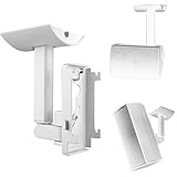  CVERY Support Mural pour Support de Plafond pour Bose UB-20II, Support de Haut-Parleur en Acier Peu encombrant avec Fixations pour systèmes Audio de cinéma Maison