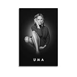 VZRSQZK Poster mit Schauspielerin Uma Thurman, dekoratives 