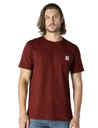 Image of Carhartt Men's Force Relaxed Fit Midweight Short-Sleeve Pocket T-Shirt