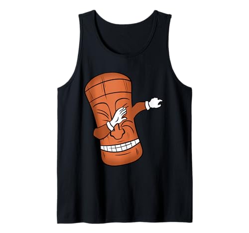 Tiki Torch Tiki God Dab Tank Top