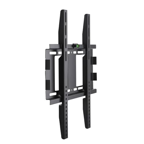 EKSIL Uchwyt ścienny do telewizora do większości płaskich/zakrzywionych telewizorów 66.0 cm-165.1 cm z maks. VESA 400 x 400 mm do 49.9 kg oszczędzający miejsce uniwersalny uchwyt TV (czarny)