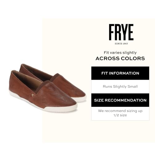 Image of Frye Melanie Slip On Shoes for Women Crafted from Premium Leather with Rubber Toe Bumpers and Soles, Leather Lining, and Removable Footbeds - 1 inch Outsole
