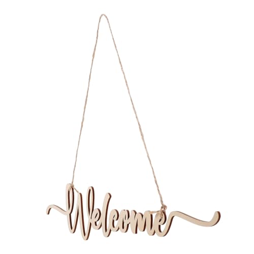 ERINGOGO Benvenuti Casa da Appendere Cartello di Benvenuto Rustico sulla Porta Targa di Benvenuto Appeso per Matrimonio e Cerimonia