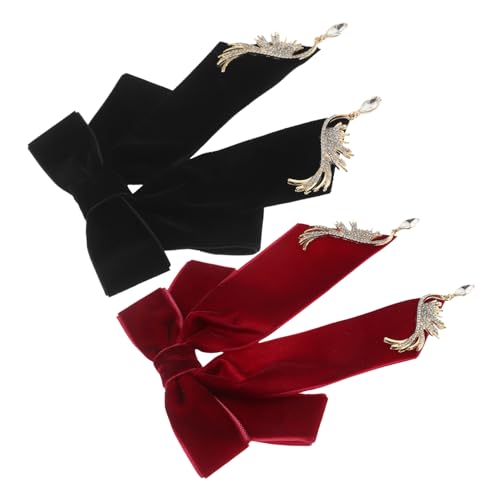 Broches nœud classique Yardwe pour femme vintage élégante et épingle de col de robe costume