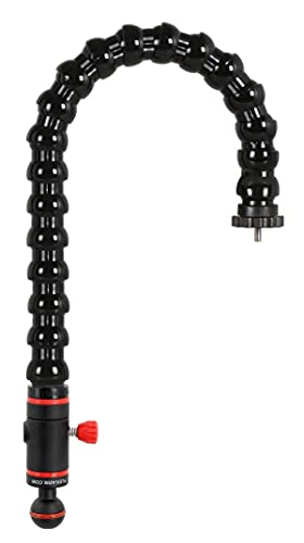 Brazo flexible Quick Release liberación rápida bola 25 mm Terminal rosca macho 1/4-20 UNC con abrazadera larga 54 cm FLEX-ARM 800S04QR Cover