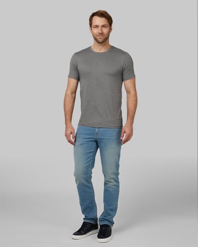 32 Degrees Men's Cool Classic Crew T-Shirt | Anti-Odor | 4-Way Stretch | Moisture Wicking