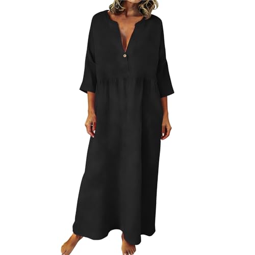 Robe d'été midi longue bohème rouge de plage - Idéale pour vos vacances et mariages