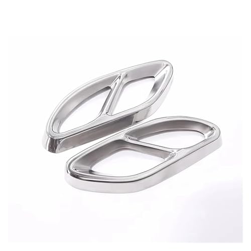 Couvercle de tuyau d'échappement argent pour Mercedes Benz Classe A B C E GLC GLE GLS W205 W213