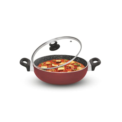 Image of Signoraware Perfecto 4 Coating Non Stick Kadhai 24cm | Gas & Induction Compatible | Low-Oil Cooking | Ergonomically Designed | Ideal for Frying, Sauteing or Preparing Rich Curries (2.5 LTR | Steel)