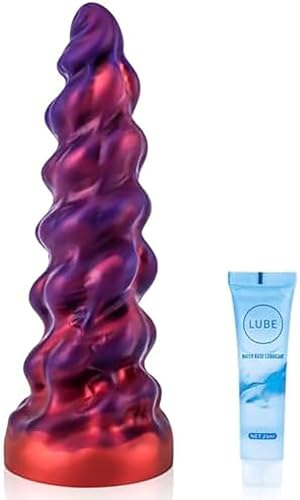 12.5in Fantasy Monster Big Long Thick Dildo Anal Butt Plug Adult Sex Toys for Women & Men Masturbator Anal Dildo Masturbation Toys Pyramid Shaped Prostate Massager S&M Trainer for Couples - 1450g