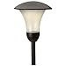 Moon Rays 95558 1-Watt LED Addison Style Outdoor Landscape Light Fixture, Low Voltage, Black