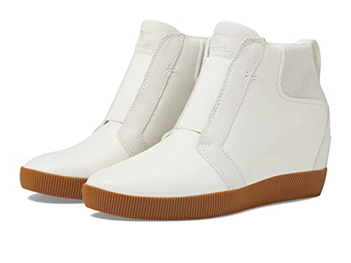Sorel Women's Out N About Pull On Wedge Boots - Sea Salt, Gum 2 - Size 8