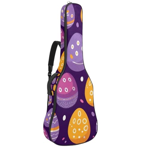 Sac pour guitare acoustique de 108 cm imperméable et housse de protection à poches