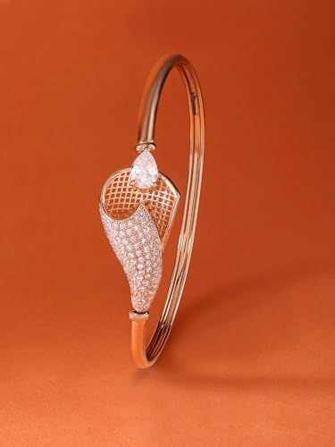 CZ Brass Bangle Kada Bracelet For Women