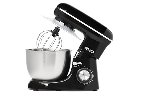 Haden 5L Stand Mixer - 1300W Heavy-Duty Kitchen Mixer with Dough Hook, Whisk & Mixer Blade Attachments, 6-Speed Control, Large Capacity Electric Stand Mixer for Bread, Cakes, and Home Baking - Image 3