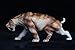 WLNTDOLA Smilodon Figure Saber-Toothed Tiger Felidae Model PVC Decoration Gift for Adult