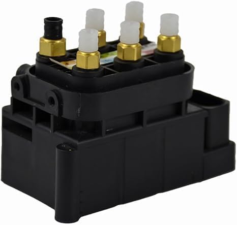 Air Suspension Valve Block Compatible with Mercedes-Benz CL550 2009-2014 CLS400 CLS550 E350 E400 E500 GL320 GL350 GL450 ML250 ML320 ML350 ML400, Replace# 2123200358
