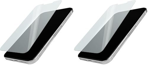 Image of Smartish Screen Protector for iPhone 13 mini - Tuff Sheet - Scratch Resistant Tempered Glass with Alignment Tool - Clear 4-Pack