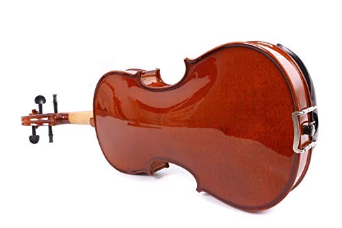 Back to School Basswood Acoustic Viola + Case + Bow + Rosin Xmas (16", Natural)