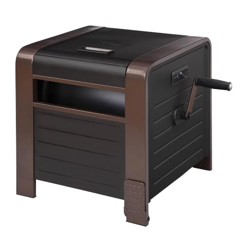 Liberty Garden 778 200' Hose Storage Box, Bronze, 23 x 16.9 x 18.15 inches
