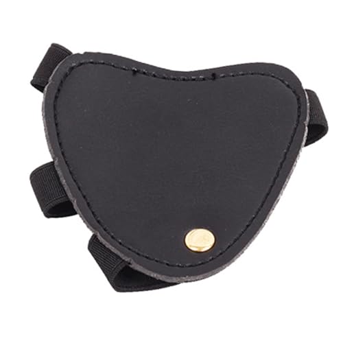 WHAMVOX Leather Archery Finger Cover Hand Protector Stretchable Hand Cover for Archery Gear Protection