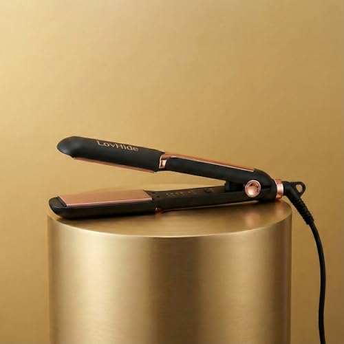 Image of Professional Hair Straightener for Women | Ceramic Tourmaline Plates | Fast Heating | High Temperature | Suitable for All Hair Types