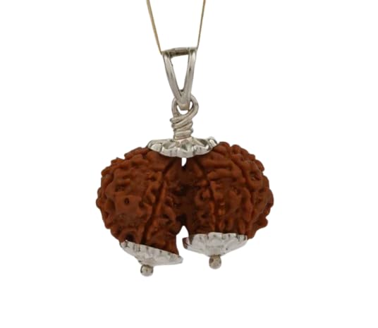 Gauri Shankar Rudraksha Original Certified Nepali Gori Shankar Rudraksha With Pendant Natural Joint Shiv Parvati Rudraksh Brown Beads गौरी शंकर रुद्राक्ष Nepal-image-18