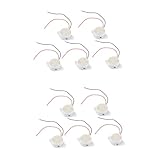 Healvian 10pcs Small Enclosed Buzzer Alarm Electric Sound Buzzer for Industrial Use Motion Sensor Alarm for Sleep