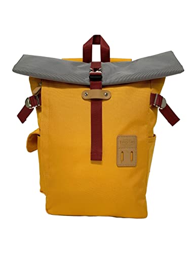 Harvest Label Rolltop Backpack 2.0 Mustard Daypack, Outdoor, Daytrip, Sports, Leisure, Everyday