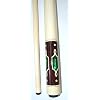 Meucci SB5-G Handcrafted Billiards Pool Cue Stick + PRO Shaft - Green + Hard CASE