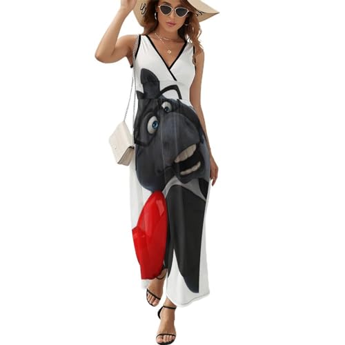 Robe longue d'été Ane Mignon col V contre la chaleur urbaine