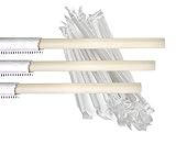 PHA STRAWS - | 100% Plastic Free | Individually Wrapped Biodegradable 8.2