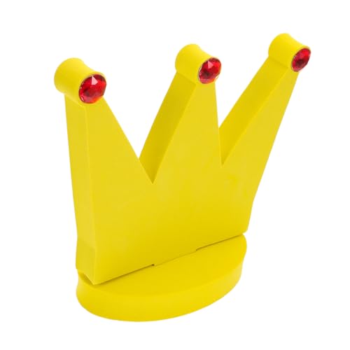 SOLUSTRE Cute Crown Car Roof Ornament for Women Easy Installation Car Accessories Unique Aesthetic Vehicle Decor Fashionable Automotive Decorations for Cars
