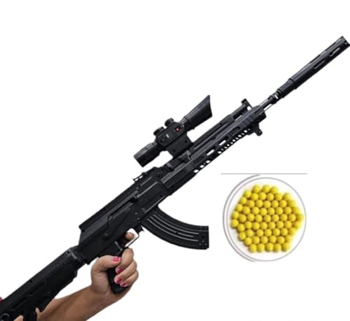 Image of TILLU TIM TIM TOYS Assaulted Toy Gun 99CM Long with 1000 BB Bullets for Kids Sniper Guns /Rifle Guns /Machine Gun Toy /Outdoor Activity /Airsoft Toy Gun