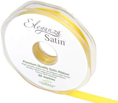 Eleganza Double Faced Satin 10mm x 20m Pistachio No.27, 10 mm x 20 m