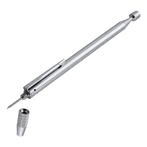 Master Magnetics Magnetic Pick-Up Tool - Telescoping, Retrieving Magnet with Scribe, 25