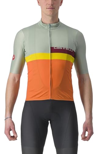 Maillot Castelli A Blocco – Maillot de cyclisme pour homme, respirant et léger, parfait pour l'été