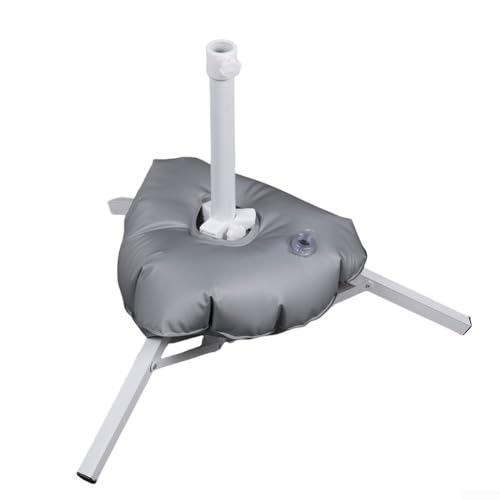 Yhenlovtt Outdoor Beach for Base Having Waterfilled Square Design Patio Diameter Tripod Support Umbrella 2535mm Pole Alloy Ideal for Plus Garden (25CM CALIBRE)