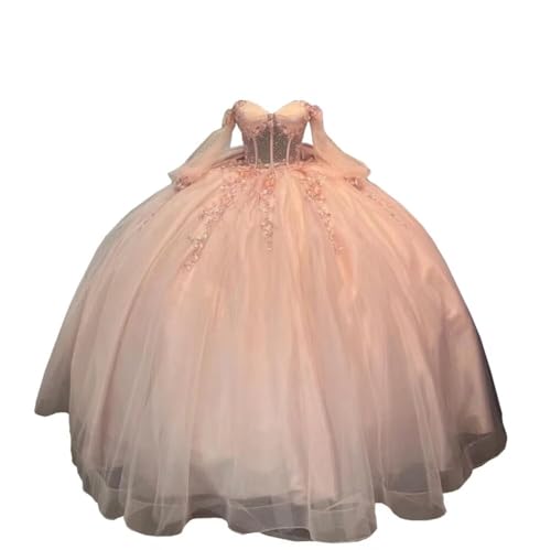 Illusion Long Sleeve Off The Shoulder Prom Quinceanera Dresses Sheer Bodice Diamonds Sweet 16 Dress Bow 2025