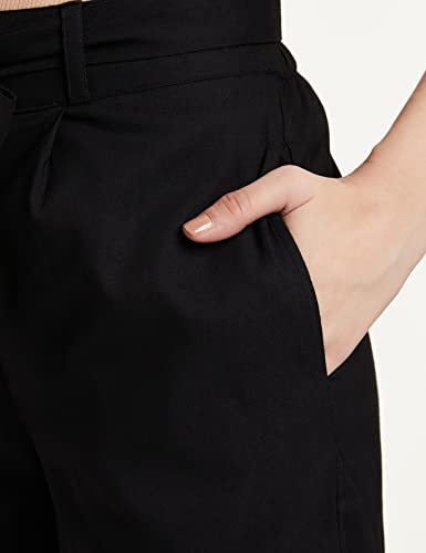 Image of Amazon Brand - Symbol Women Culottes (High Rise | Calf Length | with Self Fabric Belt) (Available in Plus Sizes)