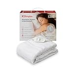 Dimplex DXUBK Machine Washable Heated Under Blanket With Extra Foot Warmth - King - White