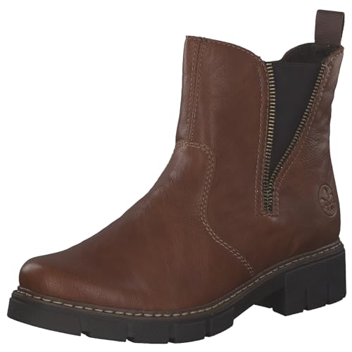 Rieker Femme Z3554 Botte Tendance, Marron, 38 EU