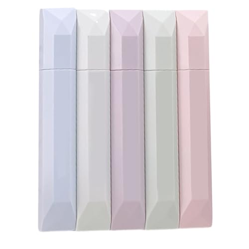 YNPQTDS Cinta correctora - Silenciosa 5 piezas en colores pastel para una limpieza instantánea, cinta correctora rápida material escolar | Para colegio, escuela primaria, oficina, escuela secundaria