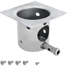 GasSaf Stainless Steel Fire Burn Pot Replacement for Traeger and Pit Boss Pellet Grills with Screws