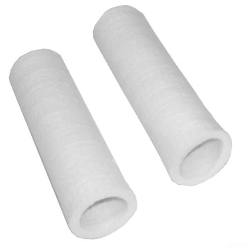 Eawfgtuw Lot de 2 cartouches de filtre à eau de rechange pour système FS 1", construction en polypropylène pour enlever la saleté, le sable, la rouille, pour l'entretien de la plomberie domestique