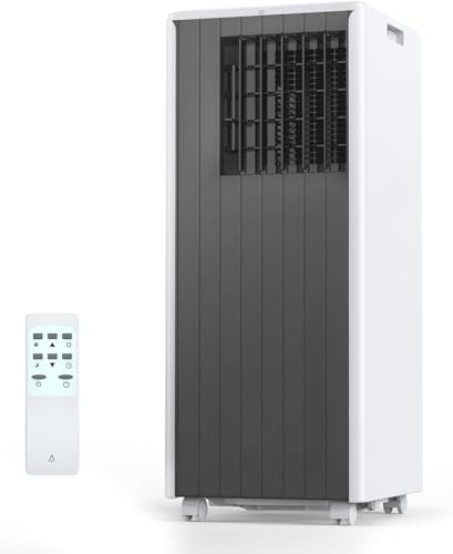 Image of 8000 BTU Portable Air Conditioners, 4-in-1 Cooling AC Portable Air Conditioner for Room with Sleep Mode, Ventless Floor Air Conditioner, 3 Speeds Fan & Dehumidifier