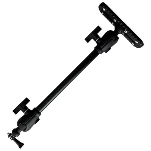 Support de rail de caméra réglable rotatif à 360° pour kayak et pagaie