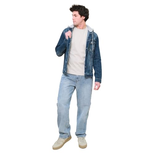Image of VICTORIOUS Men's Distressed Denim Jacket